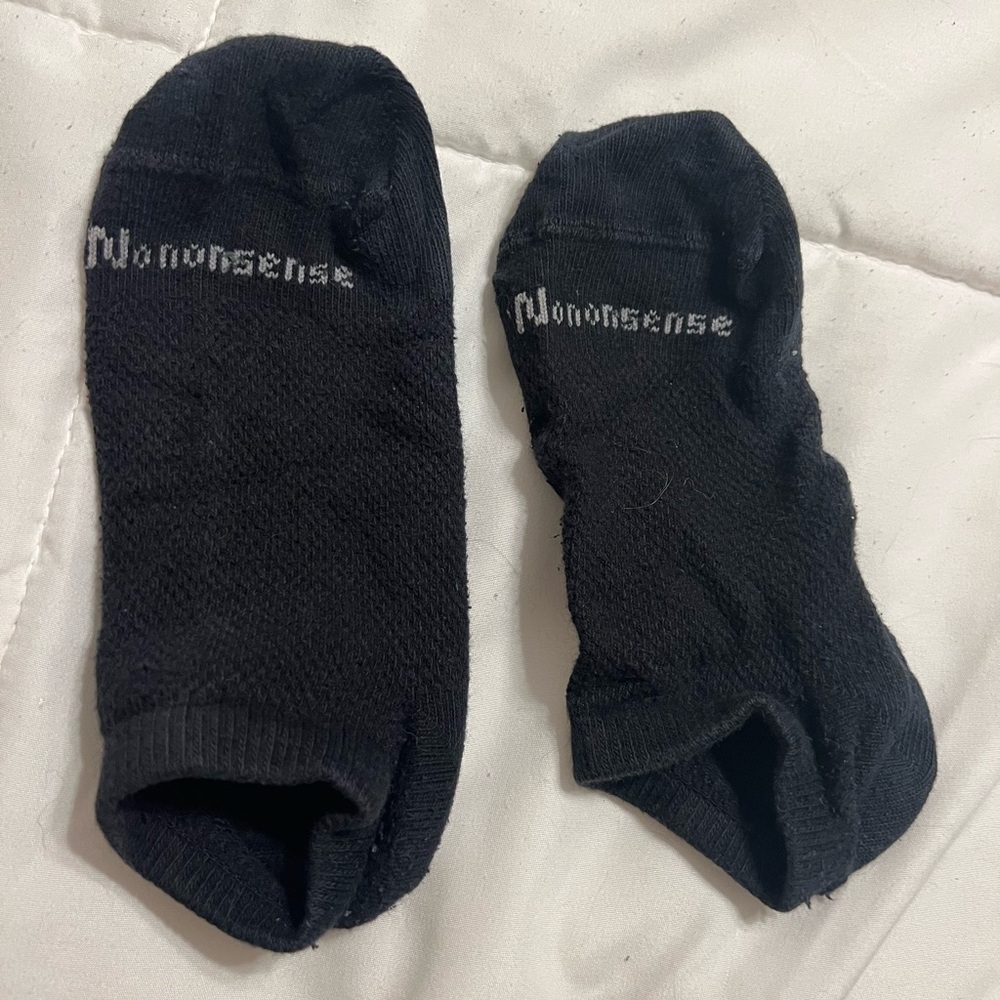Nonsense Black Ankle Socks